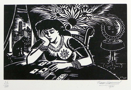 Frans masereel kartenlegerin - masereel,,