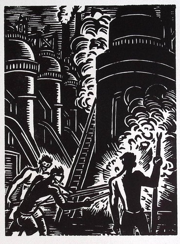 Frans masereel hochofen in - masereel,,