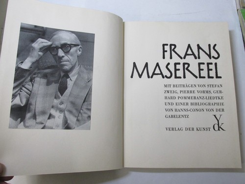 Frans masereel mit beiträgen - frans, masereel.