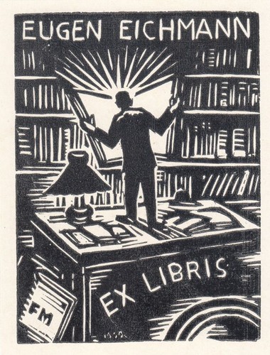 Exlibris bookplate holzschnitt - exlibris,