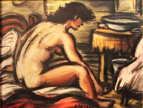 Frans masereel oil on - oil,