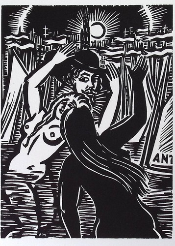 Frans masereel hafenszene - hafenszene, in